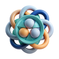 spectacular artistic Abstract composition of intersecting circles and triangles. Clean lines, with Scalable Design. original png