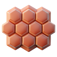 exemplary vintage Geometric pattern of hexagons, crisp edges, minimal with Scalable Design. perfect clarity png