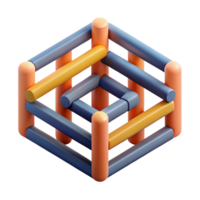 distinctive geometric Abstract starburst shape. Sharp edges and flat color. Scalable and minimal with Scalable Design. 4K png
