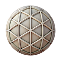 elegant tranquil baroque Geometric circle grid. Minimal, symmetrical, single-weight stroke with Scalable Design. 8K png