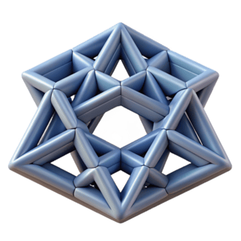 exquisit ätherisch traditionell geometrisch Muster von Verriegelung Dreiecke. sauber Linien, eben Farbe, knackig Kanten mit skalierbar Design. Spitzengruppe png