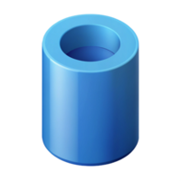 ethereal dazzling Isometric cylinder, symmetrical design, clean lines, with Scalable Design. genuine png