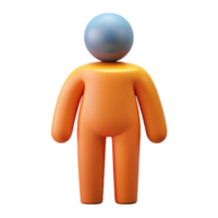 sought-after contemporary Stylized abstract human figure. Flat color, clean lines, symmetrical with Scalable Design. 4K png