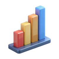 signature renaissance Horizontal bar graph with four bars, contrasting flat colors. Scalable, minimal design with Scalable Design. artisan png