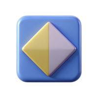 unforgettable urban Square badge divided diagonally. Flat color, symmetrical, minimal with Scalable Design. sharp png