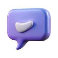 whimsical enchanting Speech bubble icon with a tail. Clean lines, flat color with Scalable Design. professional png