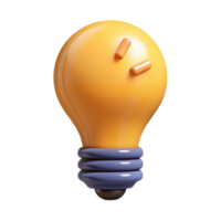 spectacular ethereal industrial Lightbulb icon representing idea or innovation. Crisp edges, flat color, minimal design with Scalable Design. refined png