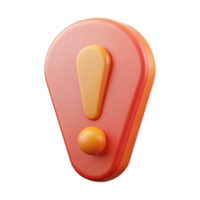 standout modern Flat color exclamation mark. Clean lines, crisp edges. with Scalable Design. artisan png