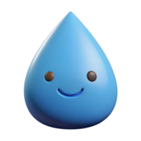 romantic dramatic Teardrop-shaped character with a simple smile. Clean lines, flat color, minimal design with Scalable Design. masterfully captured png