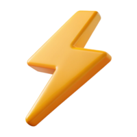 sumptuous avant-garde Minimalist lightning bolt, single-weight stroke, with Scalable Design. premium png