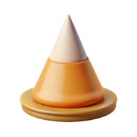 immaculate signature Cone character with a flat base and pointed top. Flat color, clean lines, symmetrical with Scalable Design. png