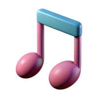 vibrant bohemian Geometric music note with a stem. Scalable, crisp edges, single-weight stroke with Scalable Design. flawless png