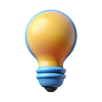 tranquil impressive Crisp edges, flat color design of a lightbulb. Minimal, symmetrical with Scalable Design. impeccable png