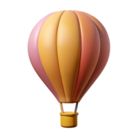 vibrant gothic Minimal silhouette of a hot air balloon. Crisp edges, with Scalable Design. studio quality png