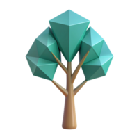 nostalgic vibrant Geometric tree silhouette. Crisp edges, minimal design, flat color with Scalable Design. 4K png