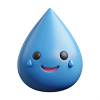 stunning signature A simple raindrop character with a smiling face. Clean lines, minimal design, flat color with Scalable Design. png