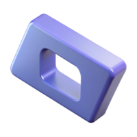 reflective striking Geometric, flat periwinkle bracket. Single-weight stroke with Scalable Design. original png