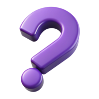 extraordinary ethereal baroque Geometric, flat purple question mark. Clean lines with Scalable Design. handcrafted png