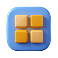 nostalgic vibrant Square badge divided into four equal quadrants. Geometric, flat color, crisp edges with Scalable Design. museum quality png