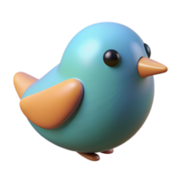 timeless contemporary Oval-shaped bird with simple wings and beak. Scalable, minimal, symmetrical design with Scalable Design. 8K png