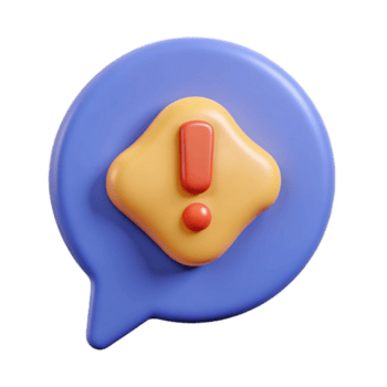 quintessencial tropical discurso bolha crachá com a exclamação marca. limpar \ limpo linhas, escalável, fresco arestas com escalável Projeto. refinado png