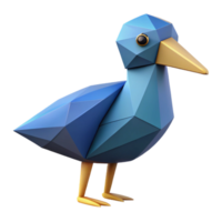 serene dramatic abstract Geometric bird with triangular beak. Scalable, crisp edges, single-weight stroke with Scalable Design. 8K png