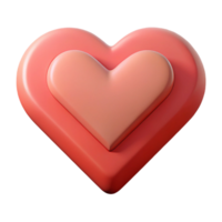 elegant industrial Symmetrical abstract heart shape, flat color, with Scalable Design. artisan png