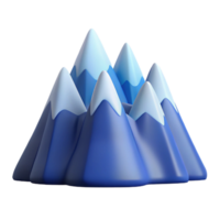 picturesque romantic surreal Scalable line art of a mountain range. Single-weight stroke, minimal, flat color with Scalable Design. luxury png