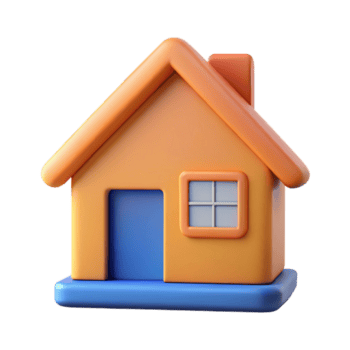 hipnótico distinto plano cor ícone do uma estilizado casa. limpar \ limpo linhas, fresco arestas. mínimo Projeto com escalável Projeto. png