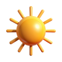 tranquil spectacular Isometric sun with rays. Scalable, minimal design with Scalable Design. crisp png