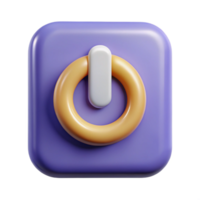 beautiful ethereal nordic A symmetrical power button icon. Single-weight stroke, flat color, geometric with Scalable Design. handcrafted png