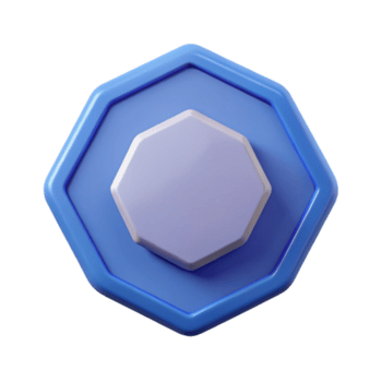 lindo etéreo urbano octogonal distintivo, peso único AVC. simétrico, plano cor, mínimo com escalável Projeto. genuíno png