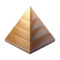 dynamic elegant Geometric monoline pyramid. Clean lines, flat color, minimal with Scalable Design. artisan png