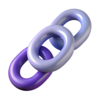 captivating rustic Chain of linked circles, single-weight stroke, minimal, flat color, with Scalable Design. precision png