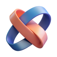 ethereal dramatic Abstract shape resembling a ribbon. Clean lines, flat color with Scalable Design. studio quality png