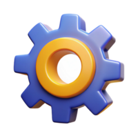 captivating romantic renaissance Gear icon with four cogs, clean lines, single-weight stroke. Flat color, with Scalable Design. handcrafted png