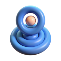 elegant traditional Spiral character with a round head at the center. Clean lines, scalable, minimal design with Scalable Design. masterfully captured png