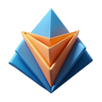 rare minimalist Folded paper effect, geometric, flat color, single-weight stroke with Scalable Design. refined png