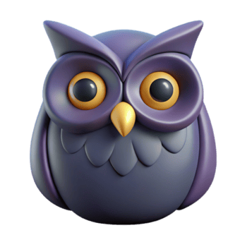 inspirado vanguarda simétrico coruja silhueta. fresco arestas, plano cor, peso único acidente vascular encefálico com escalável Projeto. 8k png