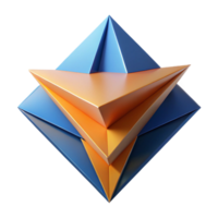 vibrant industrial Abstract geometric composition with triangles. Crisp edges, flat color, with Scalable Design. masterfully captured png