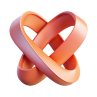 mesmerizing tranquil artistic Abstract shape resembling a ribbon. Clean lines, flat color with Scalable Design. gallery standard png