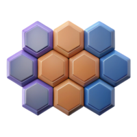 picturesque standout Flat color, geometric pattern of hexagons. Clean lines, with Scalable Design. png