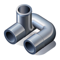 remarkable victorian Clean lines isometric pipe, scalable, grey with Scalable Design. authentic png