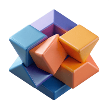 anmärkningsvärd kust abstrakt geometrisk former, överlappande, platt Färg. minimal, med skalbar design. elit png