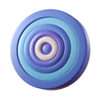 striking tranquil vintage Concentric circles, flat color, clean lines. Minimal, with Scalable Design. crisp png