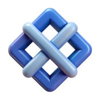distinctive modern Interlocking squares, clean lines, flat color, symmetrical design with Scalable Design. exclusive png