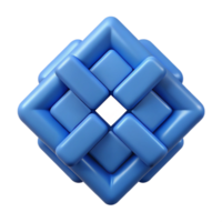 pristine impressionist Geometric pattern of overlapping squares. Minimal, single-weight stroke, with Scalable Design. 4K png