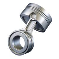 splendid reflective bohemian Clean line art of a piston. Symmetrical design, with Scalable Design. studio quality png