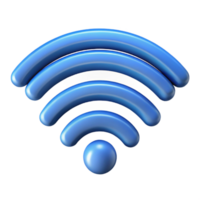 extraordinário distinto Wi-fi ícone com três curvado linhas. fresco arestas, peso único acidente vascular encefálico com escalável Projeto. png