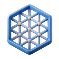 sumptuous intense modern Expanding square grid, clean lines, minimal design. Geometric pattern with Scalable Design. high resolution png